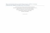 Decontamination and Clearance of U.S. Army … · Decontamination and Clearance of U.S. Army Chemical Agent Disposal Facilities . ... This paper documents the methods used to decontaminate