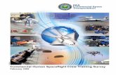 Commercial Human Spaceflight Crew Training Survey · ... 44 WYLE ... A comprehensive survey of commercial and non-commercial aviation and space flight training providers ... The courses