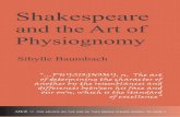 and the Art of Physiognomy - Humanities-Ebooks · Sibylle Baumbach Shakespeare and the Art of Physiognomy HEB ☼ FOR ADVICE ON THE USE OF THIS EBOOK PLEASE SCROLL TO PAGE 2 “…PHYSIOGNOMY,