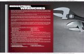 INDUSTRIAL WRENCHES - mdmetric.com · Nowadays, ASME standards for hand tools are initially reviewed by headed, flat and offset, box wrenches - length of wrenches and thickness of