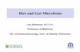 Diet and Gut Microbiota - cag-acg.org · Diet and Gut Microbiota Leo Dieleman, MD PhD Professor of Medicine Div. of Gastroenterology, Univ. of Alberta, Edmonton