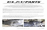 Audi VW Transmission Fluid Filter Change … · Installation Guidelines For Audi-VW 5-Speed Tiptronic Automatic Transmission Fluid Filter Change Kit Applications: ZF 5HP19 (01V),