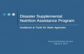 Disaster Supplemental Nutrition Assistance Program State Training Webinar.… · Disaster Supplemental Nutrition Assistance Program ... go to a local office to sign an affidavit of