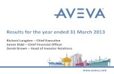 Richard Longdon Chief Executive Chief ... - aveva.com/media/Aveva/English/... · AVEVA E3D is on average 25-30% more efficient than competing products, so customers could use fewer