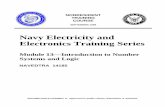 Navy Electricity and Electronics Training Series introduction... · Navy Electricity and Electronics Training Series Module 13—Introduction to Number Systems and Logic NAVEDTRA