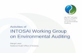 Activities of INTOSAI Working Group on Environmental Auditing AM/Lassi... · INTOSAI Working Group on Environmental Auditing ... performance indicators and an external review ...