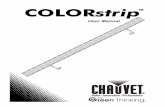 User Manual - static.bhphotovideo.com · Page 4 of 17 COLORstrip™ User Manual (Rev. 5) Product at a Glance Outdoor Use Use on Dimmer Auto Programs Auto-ranging Power …