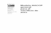 Modelo HACCP general - adiveter.com · Se pueden obtener copias adicionales del Manual para la preparación de planes HACCP y de los Modelos generales del sistema HACCP …