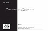 VALIDATION AND V OF HACCP - ILSI Globalilsi.org/.../sites/29/2016/09/Validation-and-Verification-of-HACCP.pdf · validation and verification of haccp report prepared under the responsibility