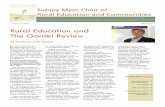 Rural Education and The Gonski Review - Flinders … · Rural Education and The Gonski Review ... Federal Minister for Education, the Hon Julia Gillard MP, ... Brokenshire added.