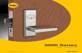 8800 series - ASSA ABLOY Master... · 8800 series grade 1 mortise locks Ya le 4 • The SL8800 series mortise lock features heavy-duty lever escutcheon trim and is designed primarily