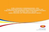 THE ASEAN CommiSSioN oN THE PromoTioN … ASEAN CommiSSioN oN THE PromoTioN ANd ProTECTioN of THE rigHTS of WomEN ANd CHildrEN (ACWC) Work PlAN (2012-2016) ANd rUlES of ProCEdUrES