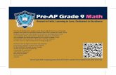 Pre-AP Grade 9 Math - St. Mary's High School · Pre-AP Grade 9 Math stmary.wcdsb.ca/programs/enrichment-extension/advanced-placement/ g m m l e u l t p i m p l I e r e s t p p r e