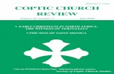ISSN 0273-3269 COPTIC CHURCH REVIEW Fall... · 2010-08-14 · •Encyclopedia of Early Christianity •Egypt in Late Antiquity •The Letters of St. Cyril of Alexandria ... Volume