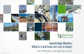 OpenBridge Modeler: What is it and how can I use it … · Integration with ProStructures • Concrete objects are automatically recognized for appropriate tool in ProStructures –