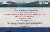 Remote Sensing Monitoring of Vector -borne Disease …earth.esa.int/dragon-2015-programme/li-remote_sensing_monitoring... · Remote Sensing Monitoring of Vector -borne Disease Malaria