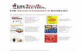The Revolutionary's Booklist - sunnibrown.com · THE REVOLUTIONARY’S BOOKLIST ! ... Visual Thinking: Tools for Mapping Your Ideas Nancy Margulies; ... Rudolf Arnheim What the Bleep