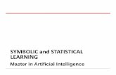 SYMBOLIC and STATISTICAL LEARNINGandrei.clubcisco.ro/cursuri/f/f-sym/5master/aac-ssl/ssl-slides-1... · - 15p – Course Assignment ... - Ian H. Witten, Eibe Frank - Data Mining: