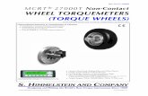 WHEEL TORQUEMETERS (TORQUE WHEELS) · WHEEL TORQUEMETERS (TORQUE WHEELS) ... speed and compute wheel power(s). ... and over the road testing to reduce drag and interfer-