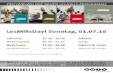 LesMillsDay! Sonntag, 01.07 · 2018-06-12 · LESMILLS WI STEP Step up and Shape up. R.81 BODYBALANCE Cutting Try Try fit & wellnessclub . Title: Microsoft Word - LES_MILLS_02-18_puls_degerloch.docx
