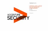 October, 2017 ACCENTURE SECURITY · ARTIFICIAL INTELLIGENCE ON THE HORIZON OF CYBER SECURITY Alice Silde alise.silde@accenture.com 5th October, 2017 SECURITY ACCENTURE