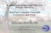 Communications and Electric Power Sectors - DIMACSdimacs.rutgers.edu/Workshops/SmartGrid/Slides/Hurley.pdf · – Chapter 3: Science and Technology – Chapter 4: Financial Analyses