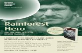 BMF Buchvernissage KarteA5 Realisation2 - …€¦ · Rainforest Hero THE LIFE AND DEATH OF BRUNO MANSER bruno manser fonds fairness im tropenwald Bider und Tanner Aeschenvorstadt