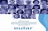 Directory of Health Professional Member … Membership directory... · 3 3 Becoming part of the Health Professional ... (EULAR) offers a wealth of opportunities to national health