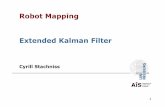 Robot Mapping Extended Kalman Filter - ais.informatik.uni ...ais.informatik.uni-freiburg.de/teaching/ws13/mapping/pdf/slam04... · Linear Model ! The Kalman filter assumes a linear