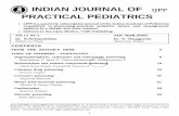 INDIAN JOURNAL OF IJPP PRACTICAL PEDIATRICSijpp.in/admin/uploadimage/Jan - Apr.pdf · INDIAN JOURNAL OF IJPP PRACTICAL PEDIATRICS ... and stabilization, removal of non-absorbed poison,measures