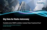 Big Data for Radio Astronomy - AERAPaerap.org/archivos_subidos/gerlinde_bedoe,_coriant.pdf · Title: Coriant Company Overview Presentation - Black Background Author: Scott Larson