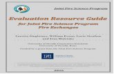 Joint Fire Science Program - University of Nevada ... · Hypothetical Joint Fire Science Project Fire Exchange Logic Model ... The Joint Fire Science Program ... nonprofit and research