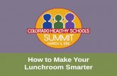 How to Make Your Lunchroom Smarter · By the end of this presentation, participants will be able to Learn the basic principles behind the Smarter Lunchrooms Movement. Identify Smarter