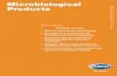 Microbiological Products - EQUIBAequiba.com.mx/assets/16micro.pdf · Agar Plate, pk/15 2811615 69.79 ... Heterotrophic Plate Count m-R2A (MF) SM 18th 9215 A, ... Microbiological Products.