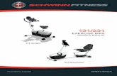 Schwinn 131-231 OM RevB 0806 final - … · Safety Precautions ... Care should be taken when mounting and dismounting the exercise ... Handlebar slider mechanism contributes to an