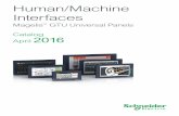 Human/Machine Interfaces - Directory listing of / OPERATORSKIE LCD/Magelis GTU... · 2016-07-22 · Human/Machine Interfaces Magelis™ GTU Universal Panels Catalog April 2016. ...