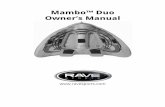 Mambo™ Duo Owner’s Manual - .Mambo™ Duo . Owner’s Manual . ... This tube is designed to carry