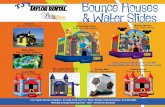 TJ ’ s Bounce Houses & Water Slides.… · Bounce Houses & Water Slides Castle Blue $150 Day / $200 Weekend Add a Popcorn Machine for only $29 (regularly $50) with any Bounce House