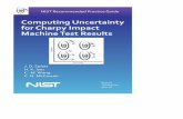 Computing Uncertainty for Charpy Impact Machine Test … · NIST Recommended Practice Guide Special Publication 960-18 Computing Uncertainty for Charpy Impact Machine Test Results