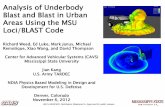 Analysis of Underbody Blast and Blast in Urban .Analysis of Underbody Blast and Blast in Urban