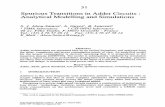 Spurious Transitions in Adder Circuits Analytical Modelling and Simulations · 2017-08-25 · Spurious Transitions in Adder Circuits · Analytical Modelling and Simulations S. J.