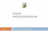 STM32 MICROCONTROLLER - k-space.org · STM32 MICROCONTROLLER Lecture 3 Prof. Yasser Mostafa Kadah . Power Supplies