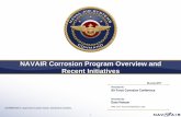 NAVAIR Corrosion Program Overview and Recent … · NAVAIR Corrosion Program Overview and Recent Initiatives Air Force Corrosion Conference Dane Hanson ... THE SAE AS12500 AND/OR