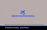 1608260 PROSTEEL SAFES A5 2016 - fr.browning.eu€¦ · 4 5 Important instructions for use BROWNING PROSTEEL SAFES If you have any inquiries about your new safe, this manual or other