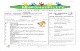 RESPONSIBILITY - Polk County Public Schools … Arts: Discuss the meaning of responsibility using the information on page one of this document or by reading the book Strega Nona or