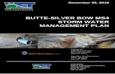 BUTTE-SILVER BOW MS4 STORM WATER … · Prepared for: November 30, 2016 BUTTE-SILVER BOW MS4 STORM WATER MANAGEMENT PLAN Butte-Silver Bow Metro 800 Centennial Road Butte, MT 59701