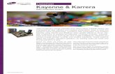 Datasheet Kayenne & Karrera - Rexfilm · party tally control and news automation systems for ... Kayenne & Karrera ... color-coding functions and source grouping.