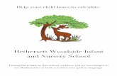Hethersett Woodside Infant and Nursery School · Hethersett Woodside Infant and Nursery School ... digit numbers, jumping to the nearest 10 and then adding the rest. 16 + 7 = 23 24