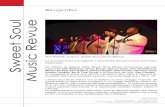 Biograﬁa Sweet Soul Music Revue · The Rebirth of Soul: Sweet Soul Music Revue ... più importanti e signiﬁcativi dedicati alla storia “Motown, ... Guitar Axel WELTER: Saxophone