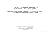 SERVICE MANUAL / PARTS LIST - Unified Brands · service manual / parts list ... service personnel only. warning no lights when on is pressed ... 21 sm-xs. 22 sm-xs. 23 sm-xs. 24 sm-xs.